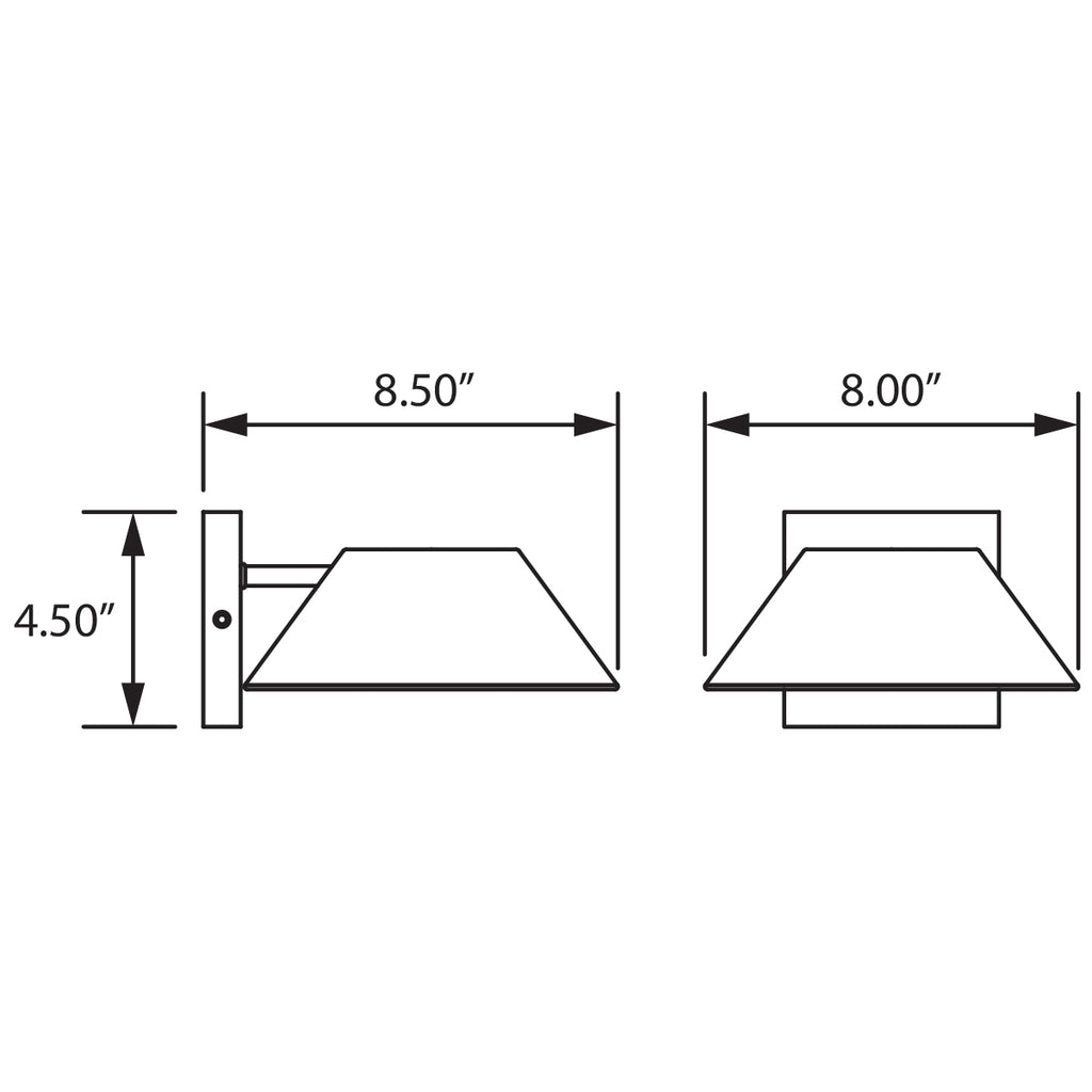 Access Lighting Solano Outdoor LED Wall Mount, 8", image 7