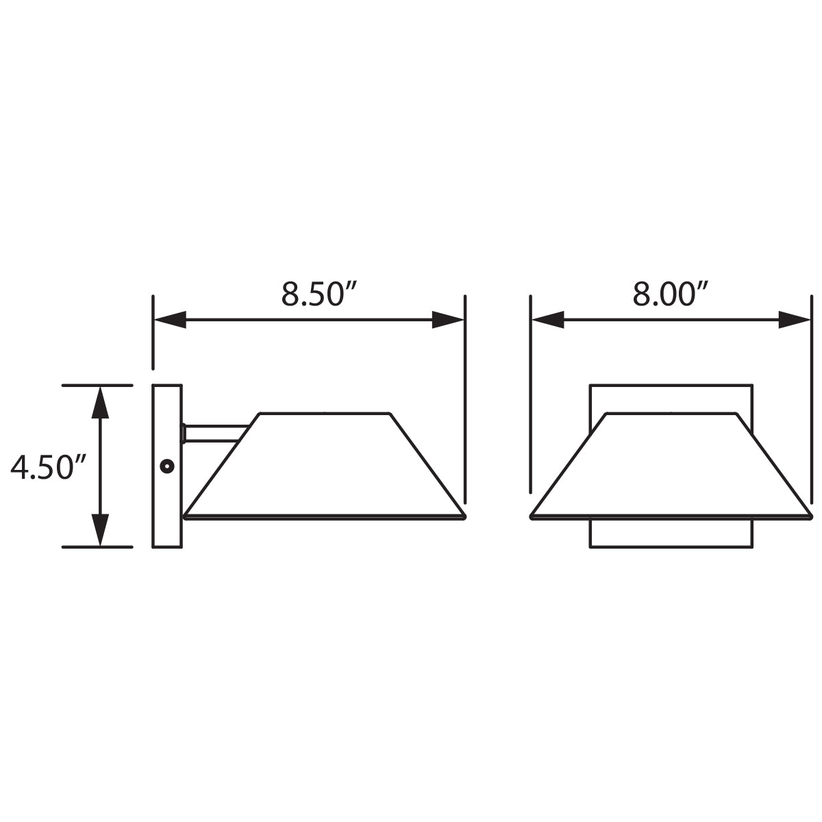 Access Lighting Solano Outdoor LED Wall Mount, 8", image 7