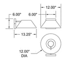 Access Lighting Solano Outdoor LED Wall Mount, 12", image 7