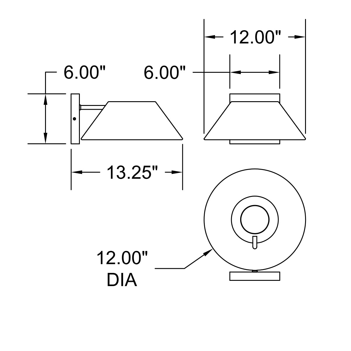 Access Lighting Solano Outdoor LED Wall Mount, 12", image 7