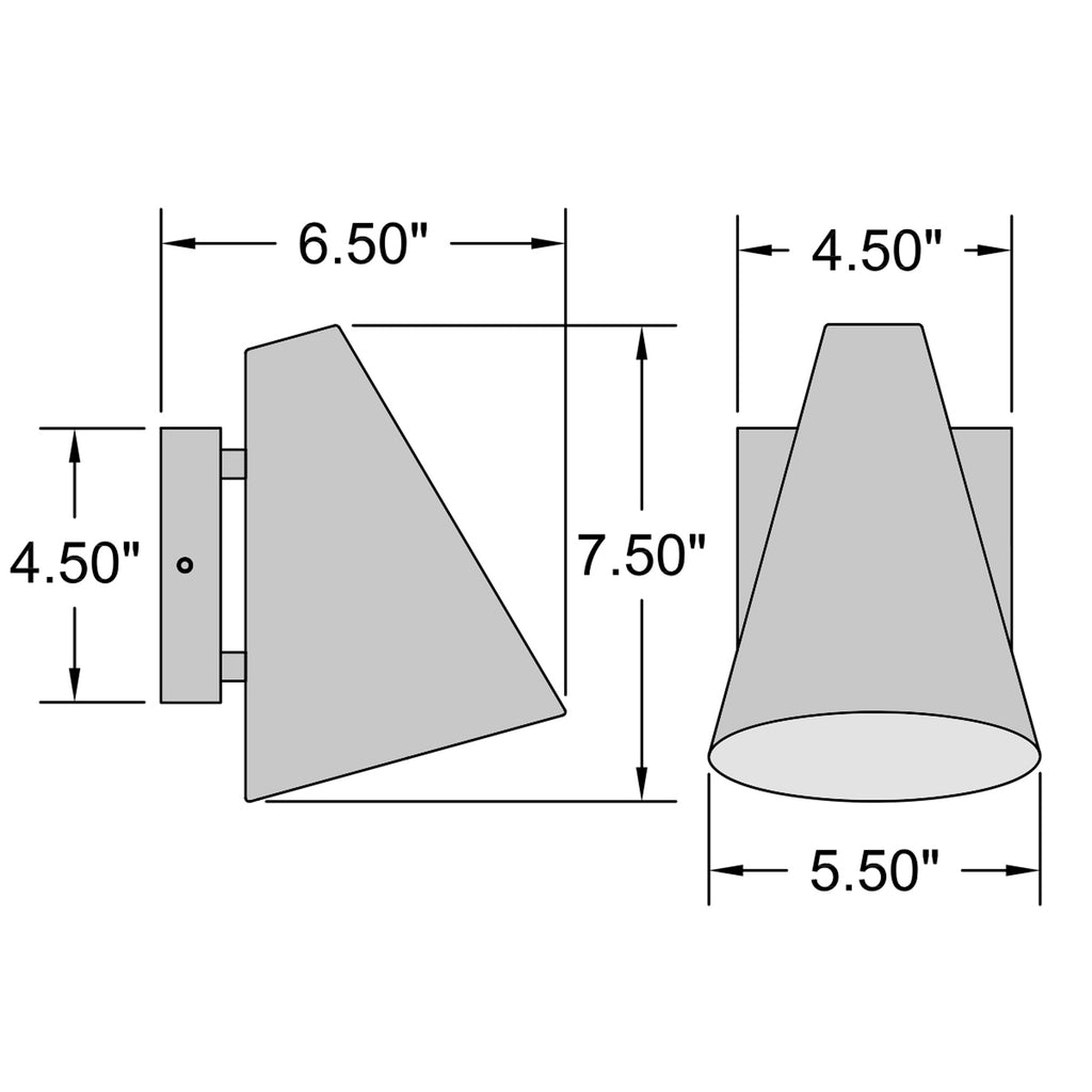 Access Lighting Cannon Outdoor LED Wall Mount, image 7