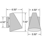 Access Lighting Cannon Outdoor LED Wall Mount, image 7