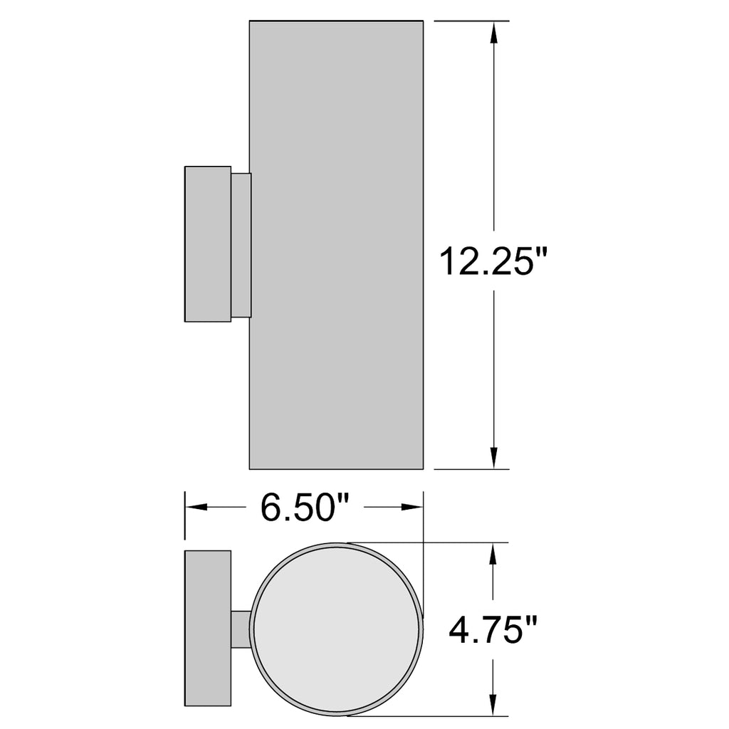 Access Lighting Matira Dual Bi-Directional Outdoor LED Wall Mount, Satin, image 7