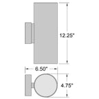 Access Lighting Matira Dual Bi-Directional Outdoor LED Wall Mount, Satin, image 7