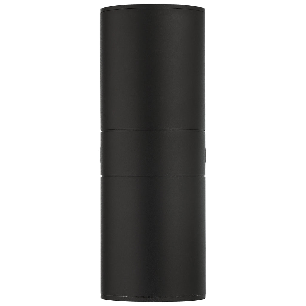 Matira Dual Bi-Directional Outdoor LED Wall Mount, Black