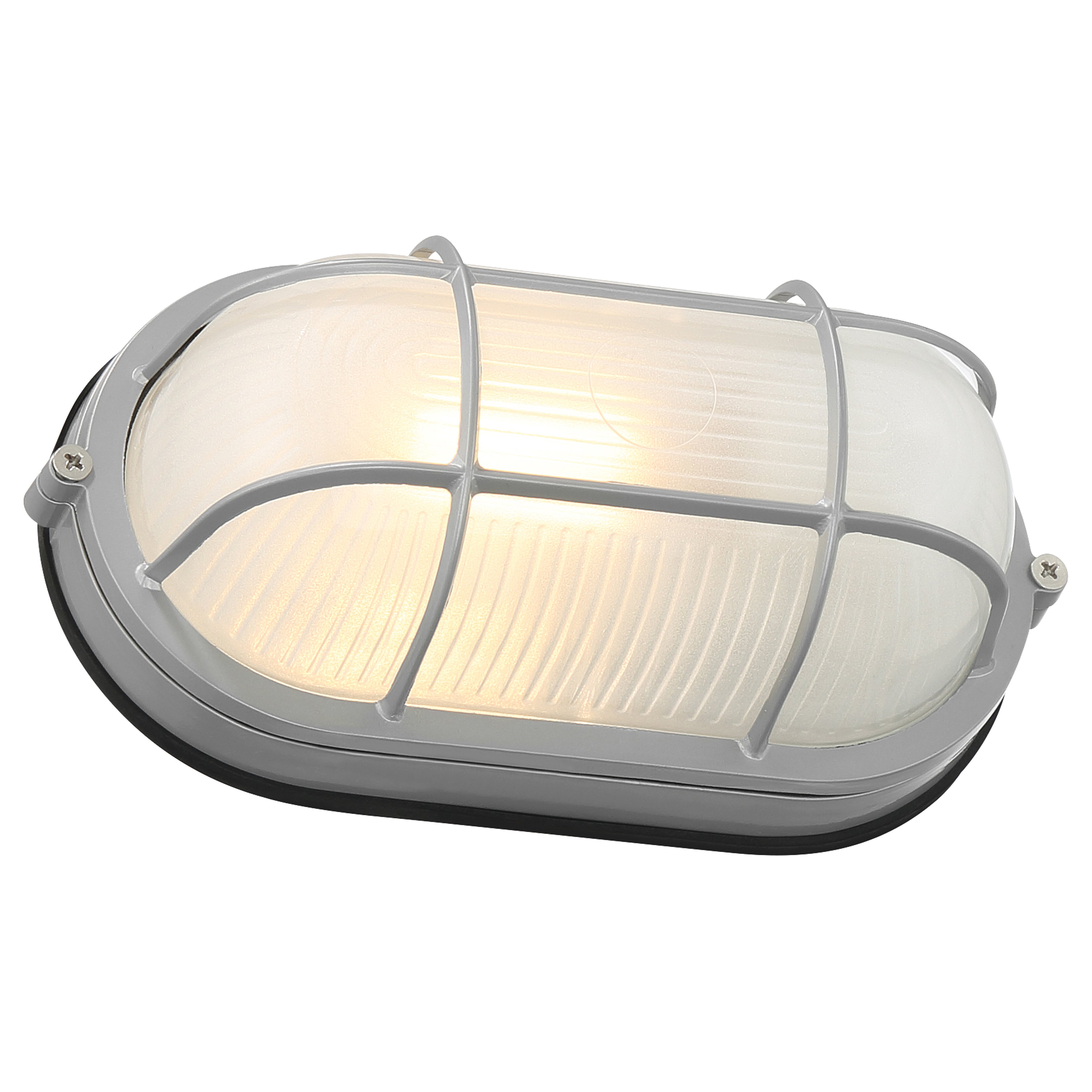 Nauticus Dual Mount 1 Light Outdoor Bulkhead, Satin / 11" / 60W