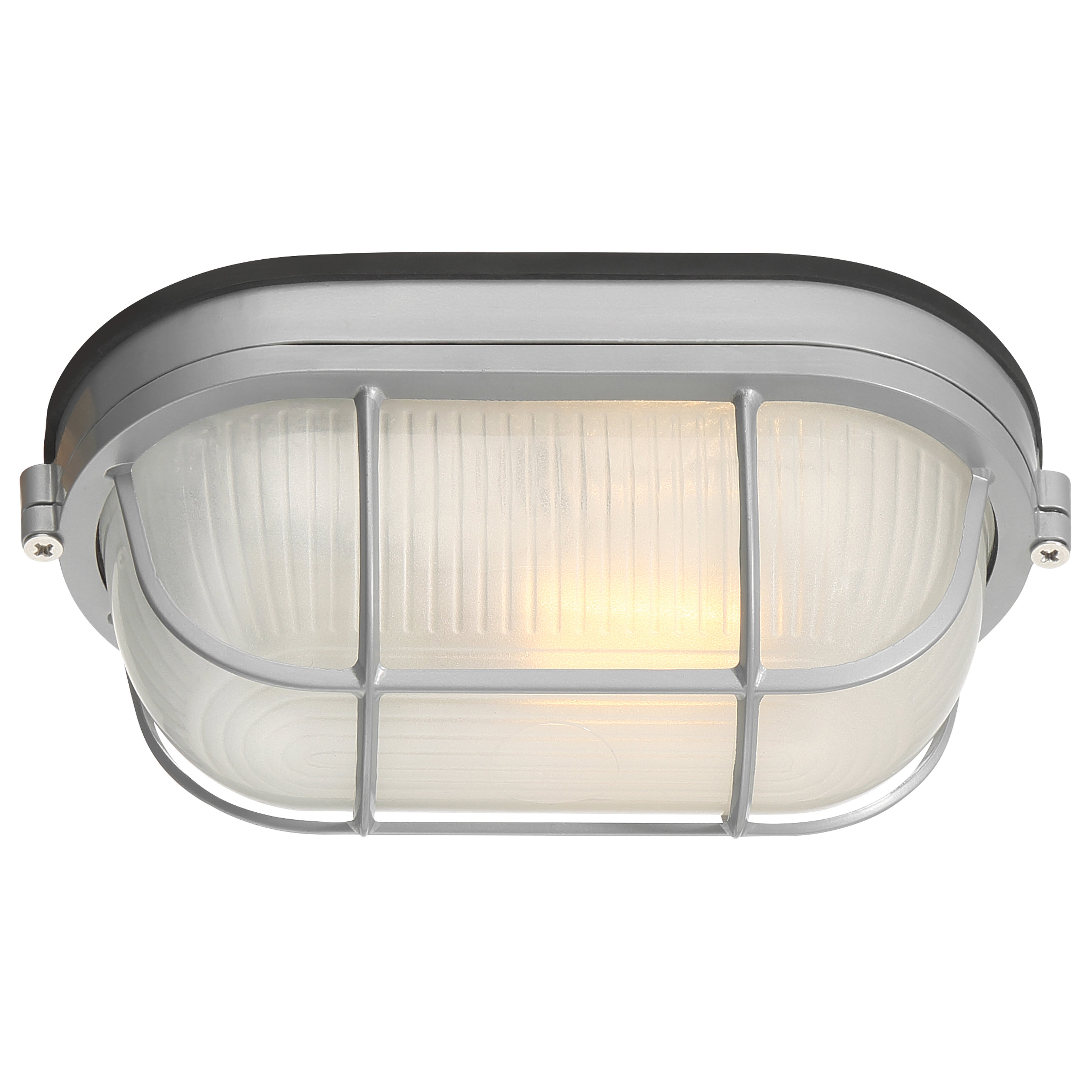 Nauticus Dual Mount 1 Light Outdoor Bulkhead, Satin / 11" / 60W
