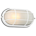Nauticus 1 Light Outdoor Bulkhead, White (20190MG)