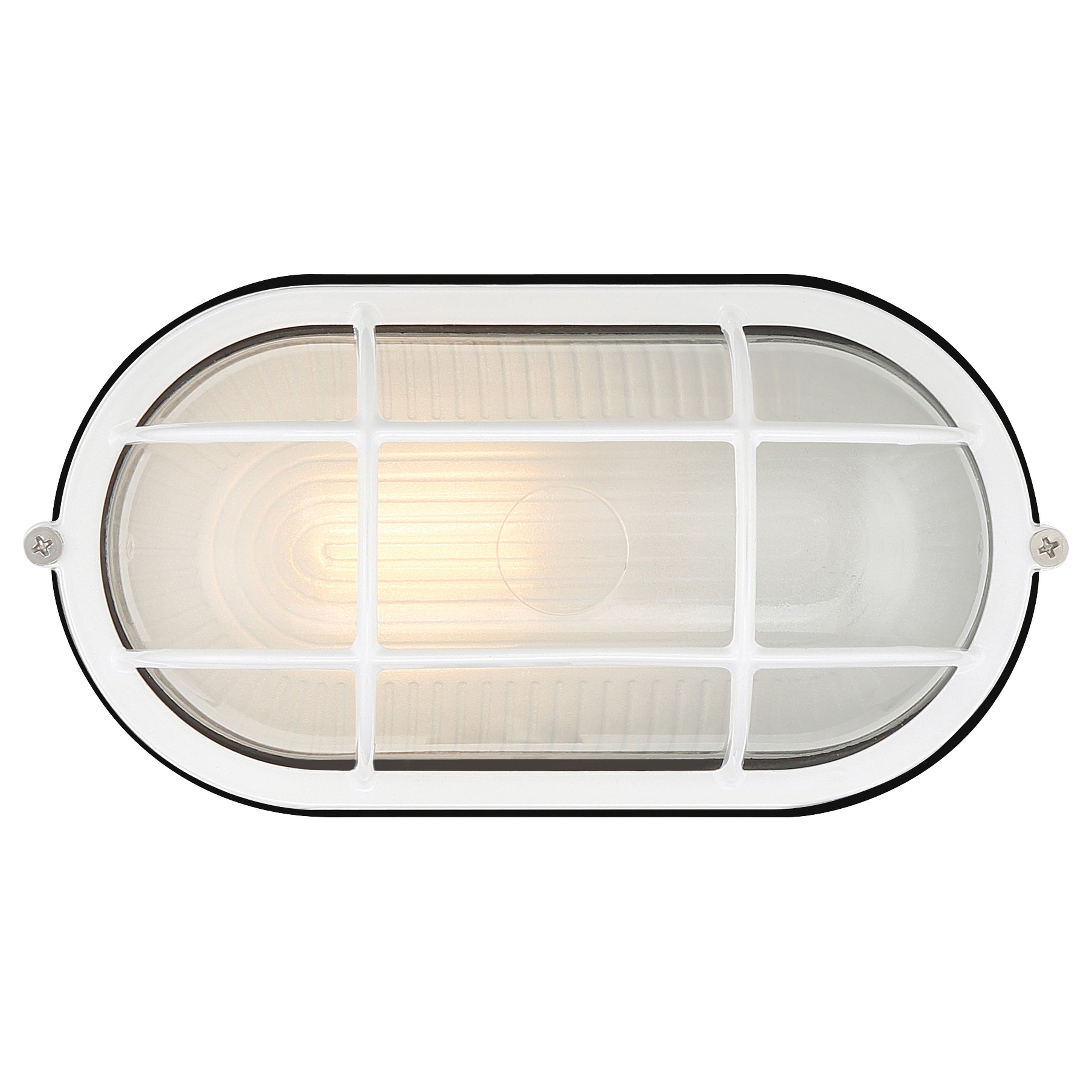Nauticus 1 Light Outdoor Bulkhead, White (20190MG)