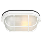 Nauticus 1 Light Outdoor Bulkhead, White (20190MG)