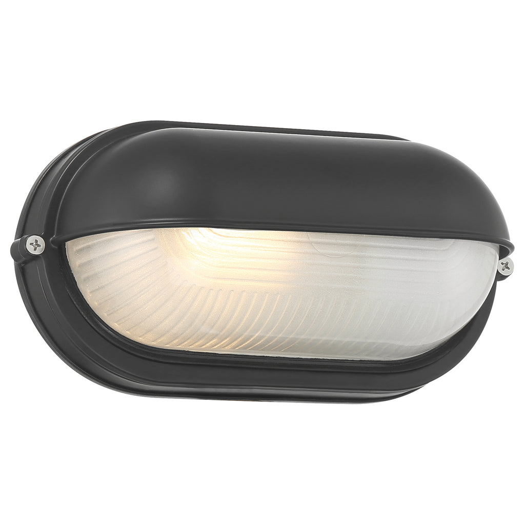 Nauticus 1 Light Outdoor Bulkhead, Black (20191MG)