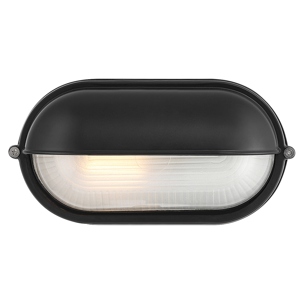 Nauticus 1 Light Outdoor Bulkhead, Black (20191MG)