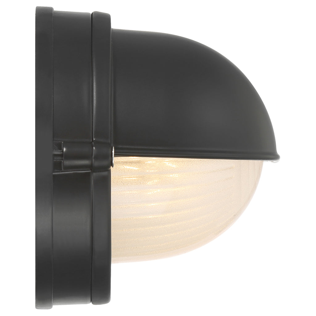 Nauticus 1 Light Outdoor Bulkhead, Black (20191MG)