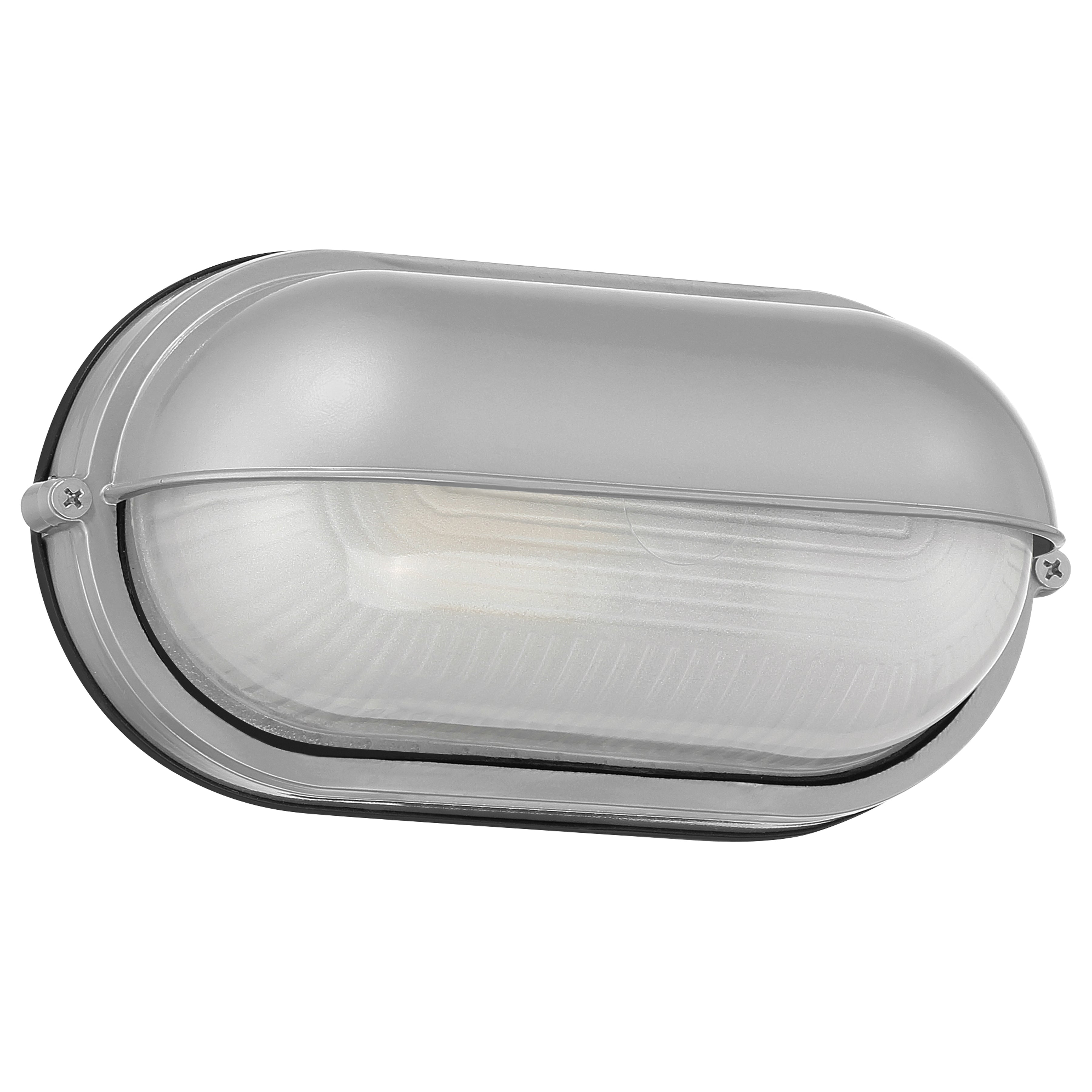 Nauticus 1 Light Outdoor Bulkhead, Satin (20191MG)