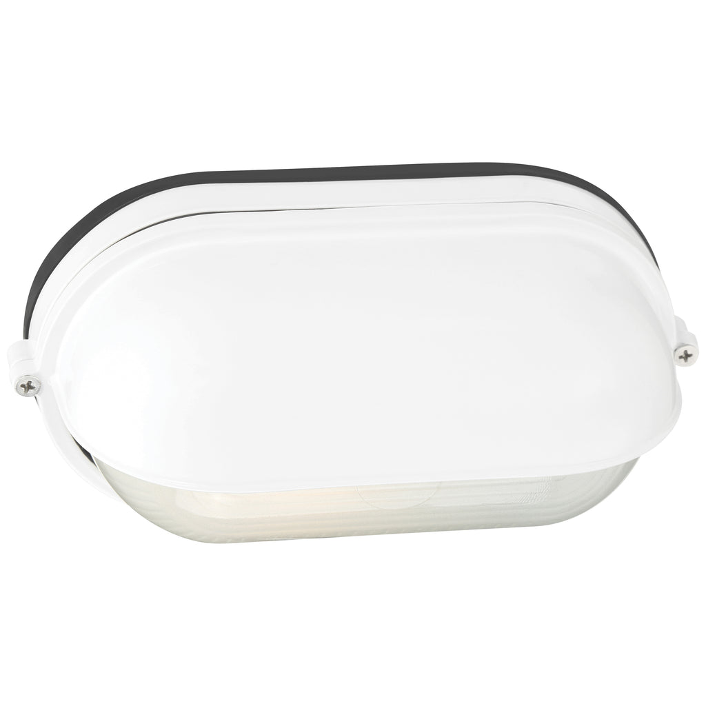 Nauticus 1 Light Outdoor Bulkhead, White (20191MG)