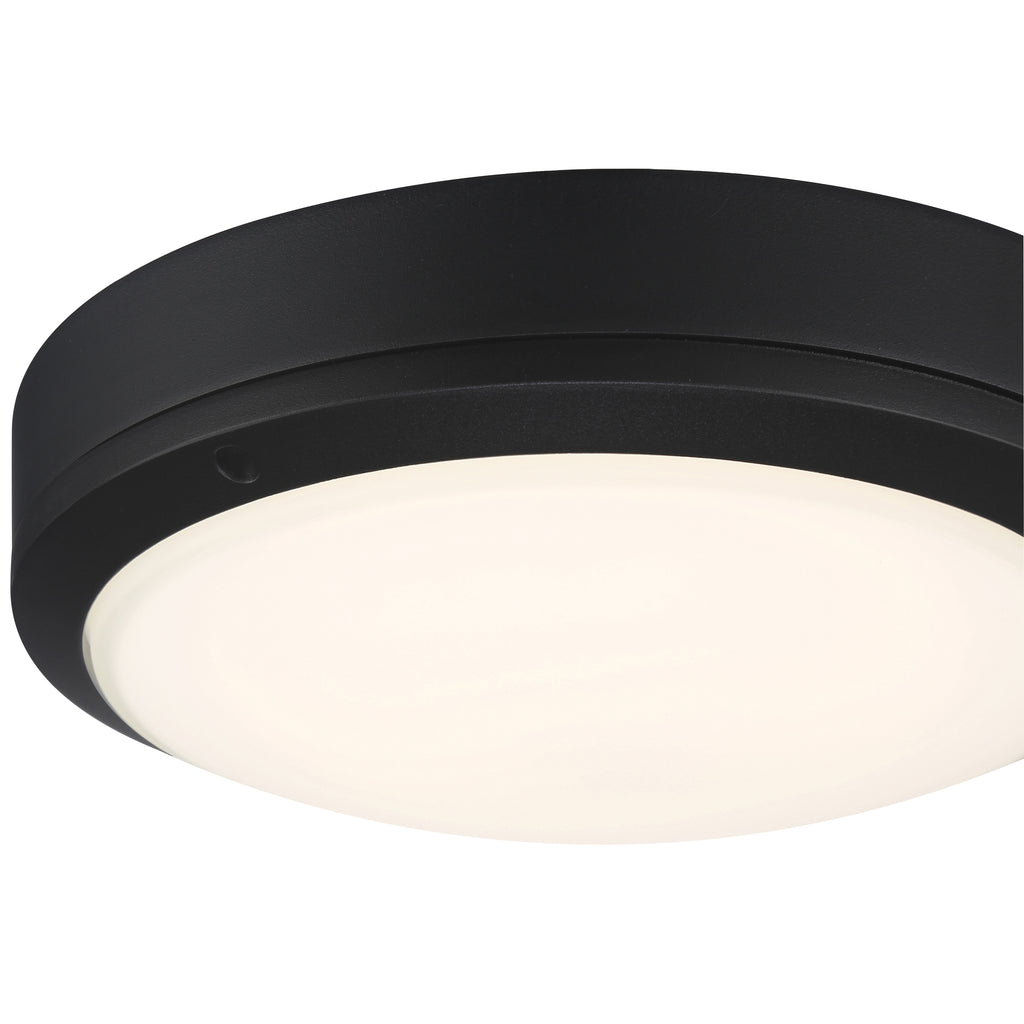 Rockaway Dual Voltage Outdoor LED Flush Mount