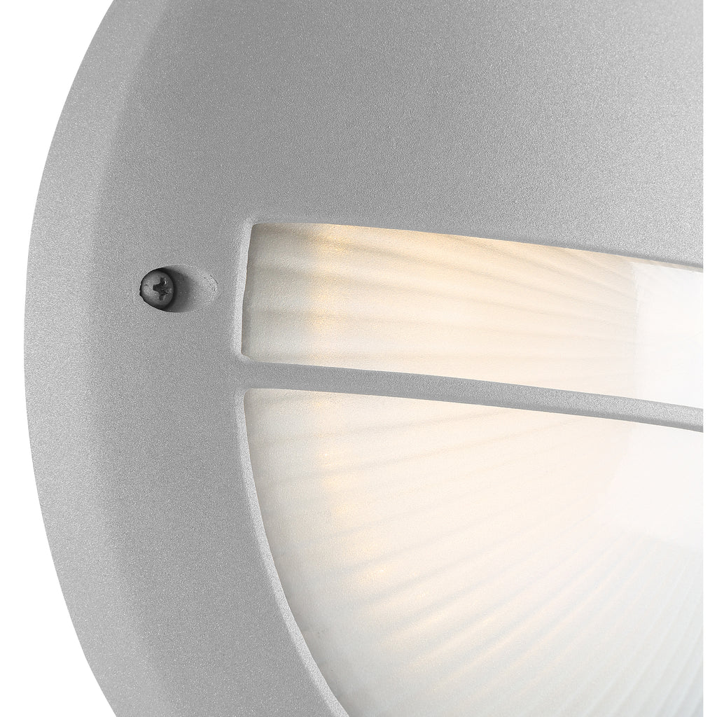 Clifton Outdoor LED Bulkhead, Satin