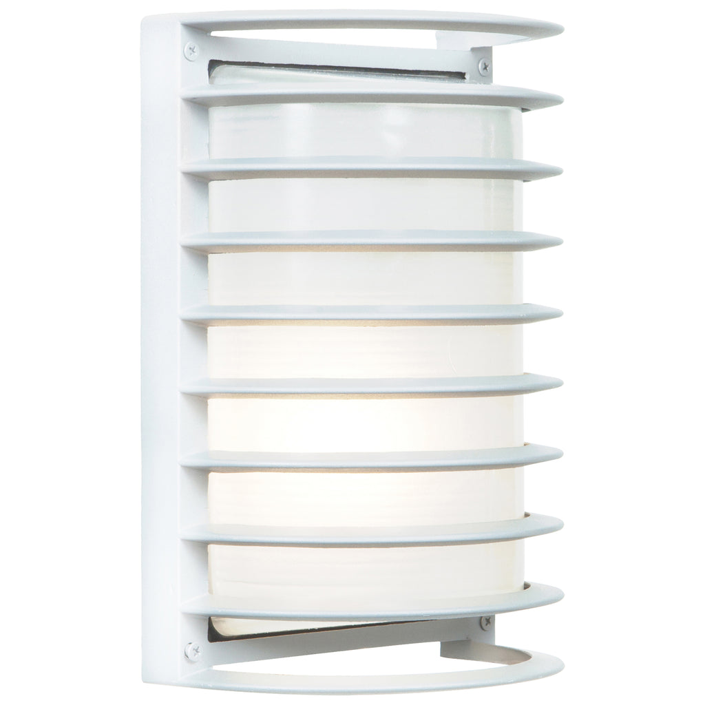 Access Lighting Bermuda 1 Light Outdoor Wall Mount, White (20265MG)