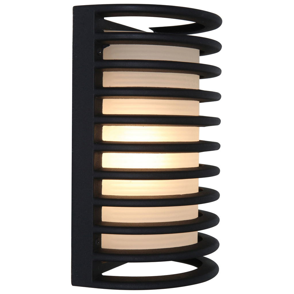 Access Lighting Bermuda 1 Light Outdoor Wall Mount, Black (20265MG)