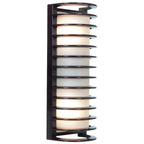 Access Lighting Bermuda 2 Light Outdoor LED Wall Mount, Bronze (20266LEDDMGLP)