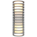 Bermuda 2 Light Outdoor LED Wall Mount, Satin (20266LEDDMGLP)