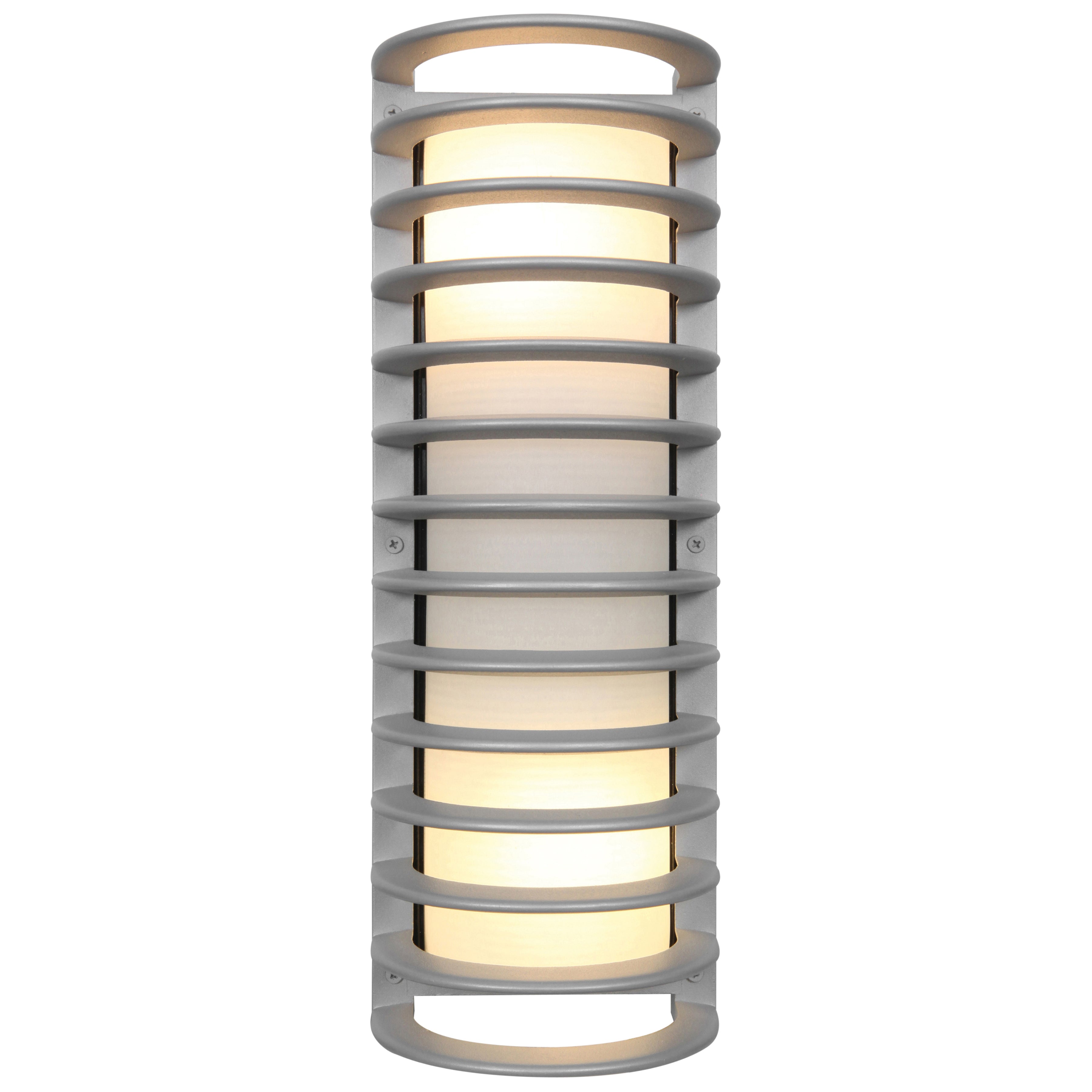 Bermuda 2 Light Outdoor LED Wall Mount, Satin (20266LEDDMGLP)