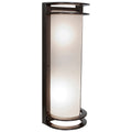 Nevis 2 Light Outdoor LED Wall Mount, Bronze (20268LEDDMGLP)