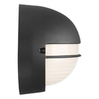 Clifton Oval Outdoor LED Bulkhead, Black