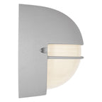 Clifton Oval Outdoor LED Bulkhead, Satin