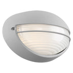 Clifton Oval Outdoor LED Bulkhead, Satin