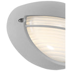 Clifton Oval Outdoor LED Bulkhead, Satin