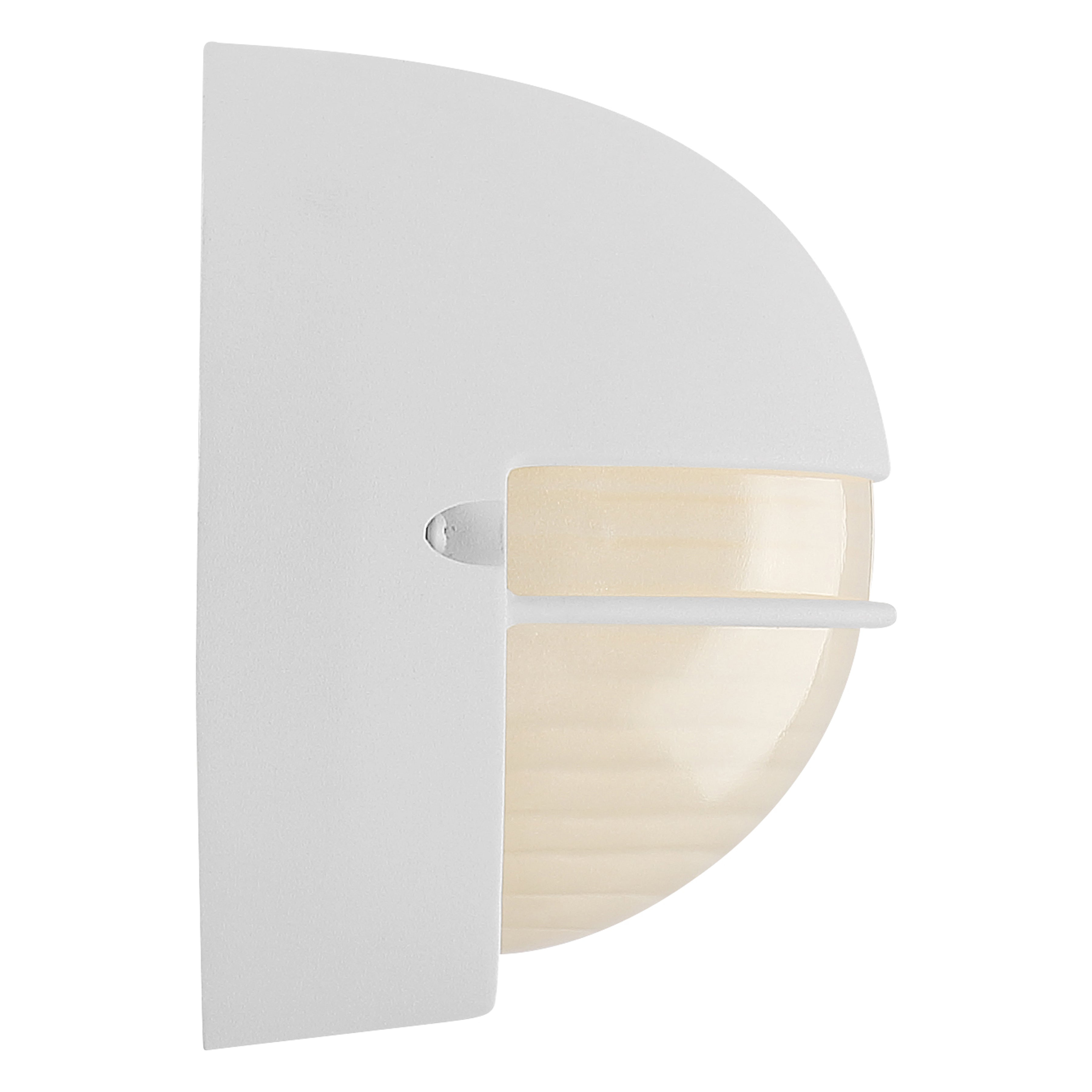 Clifton Oval Outdoor LED Bulkhead, White