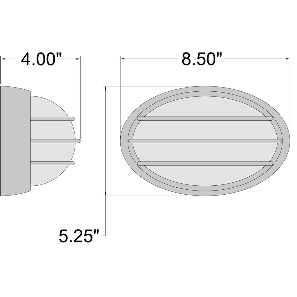 Access Lighting Cabo Outdoor LED Bulkhead, Satin, image 7