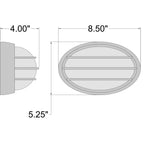 Access Lighting Cabo Outdoor LED Bulkhead, Satin, image 7