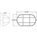 Access Lighting Nauticus Dual Mount 1 Light Outdoor LED Bulkhead, Satin / 8.25", image 7