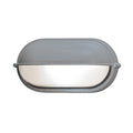 Nauticus 1 Light Outdoor LED Bulkhead, Satin / 8.25"