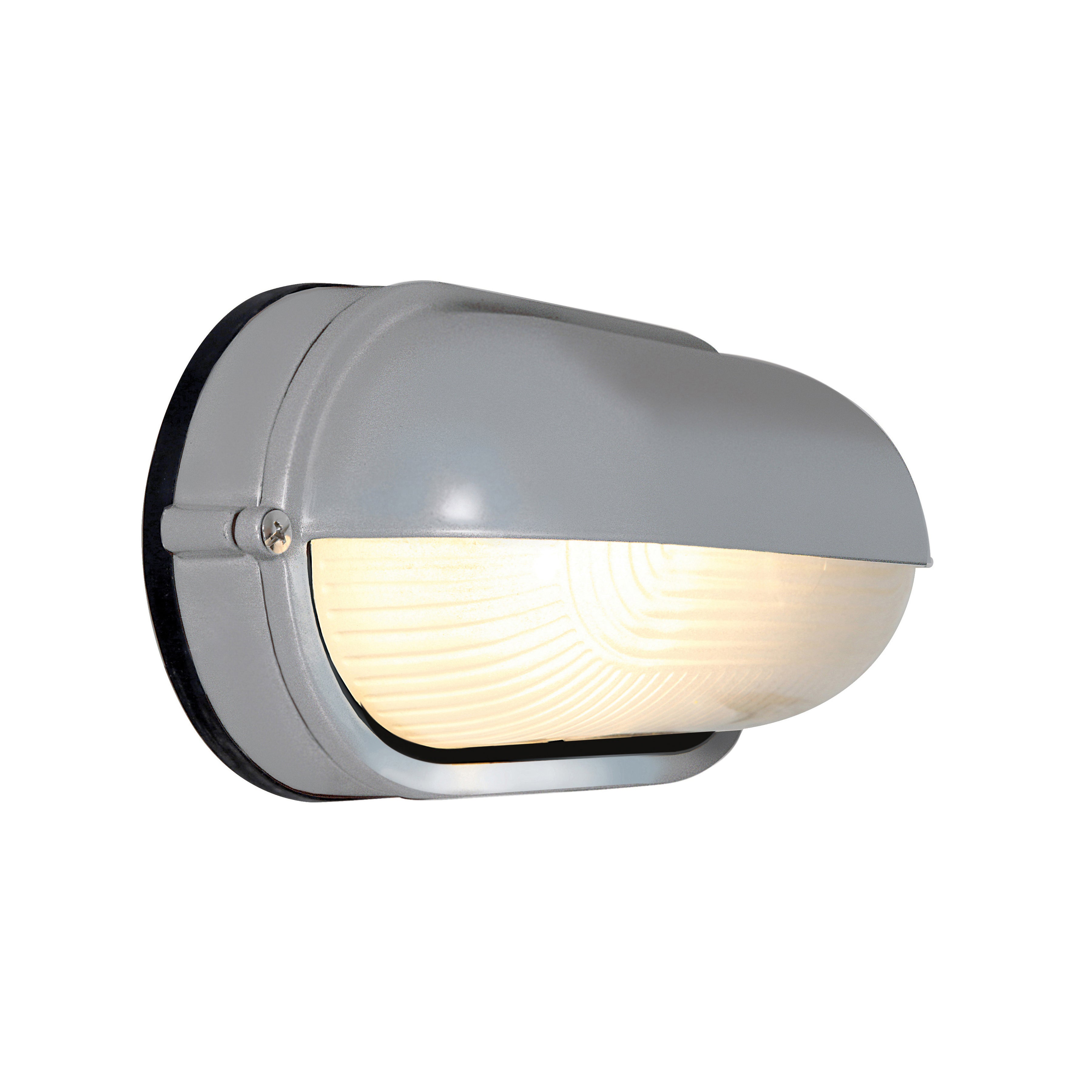 Nauticus 1 Light Outdoor Bulkhead, Satin (20291)