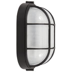 Nauticus Dual Mount 1 Light Outdoor Bulkhead, Black / 11" / 100W