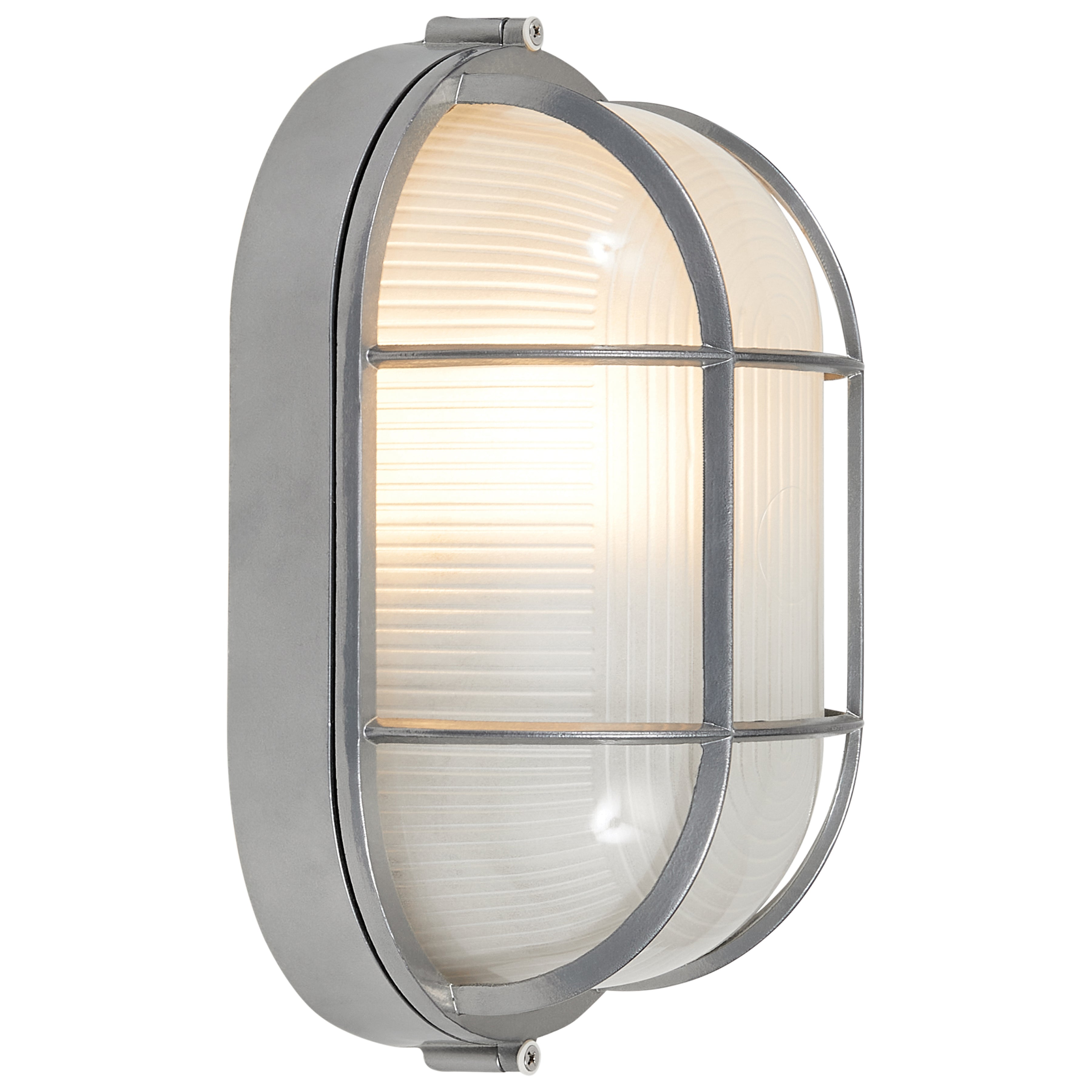 Nauticus Dual Mount 1 Light Outdoor Bulkhead, Satin / 11" / 100W