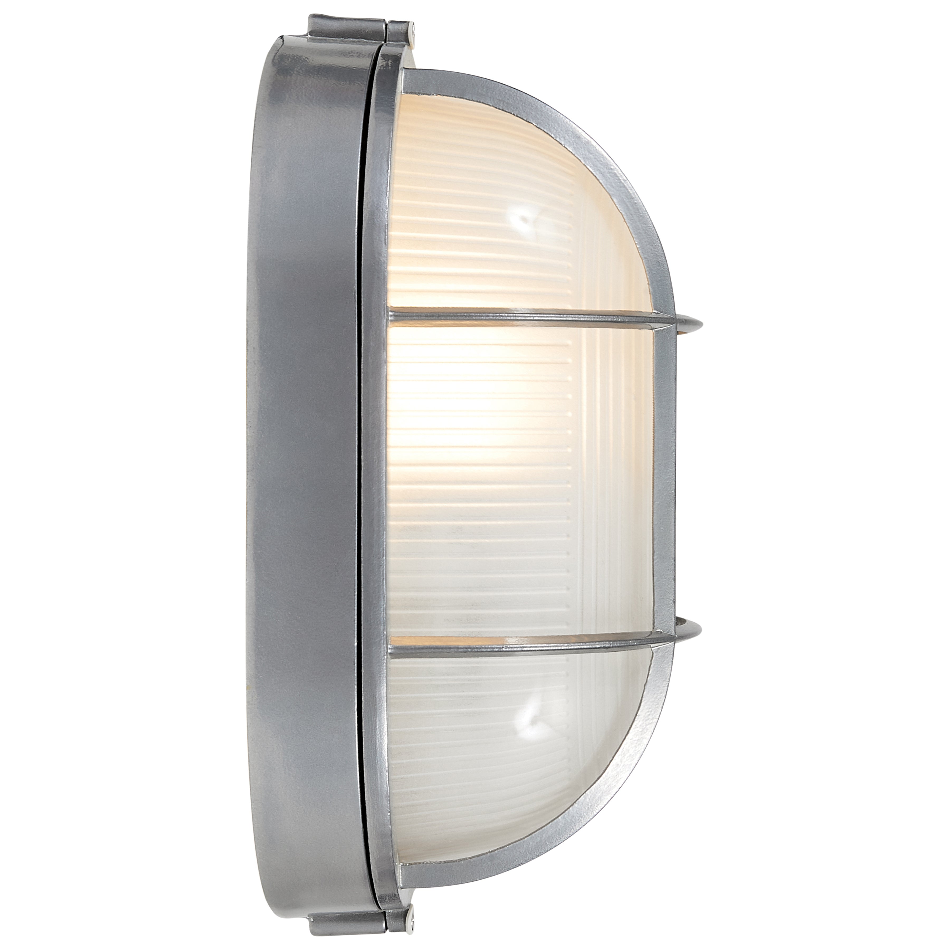 Nauticus Dual Mount 1 Light Outdoor Bulkhead, Satin / 11" / 100W