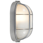 Nauticus Dual Mount 1 Light Outdoor Bulkhead, Satin / 11" / 100W