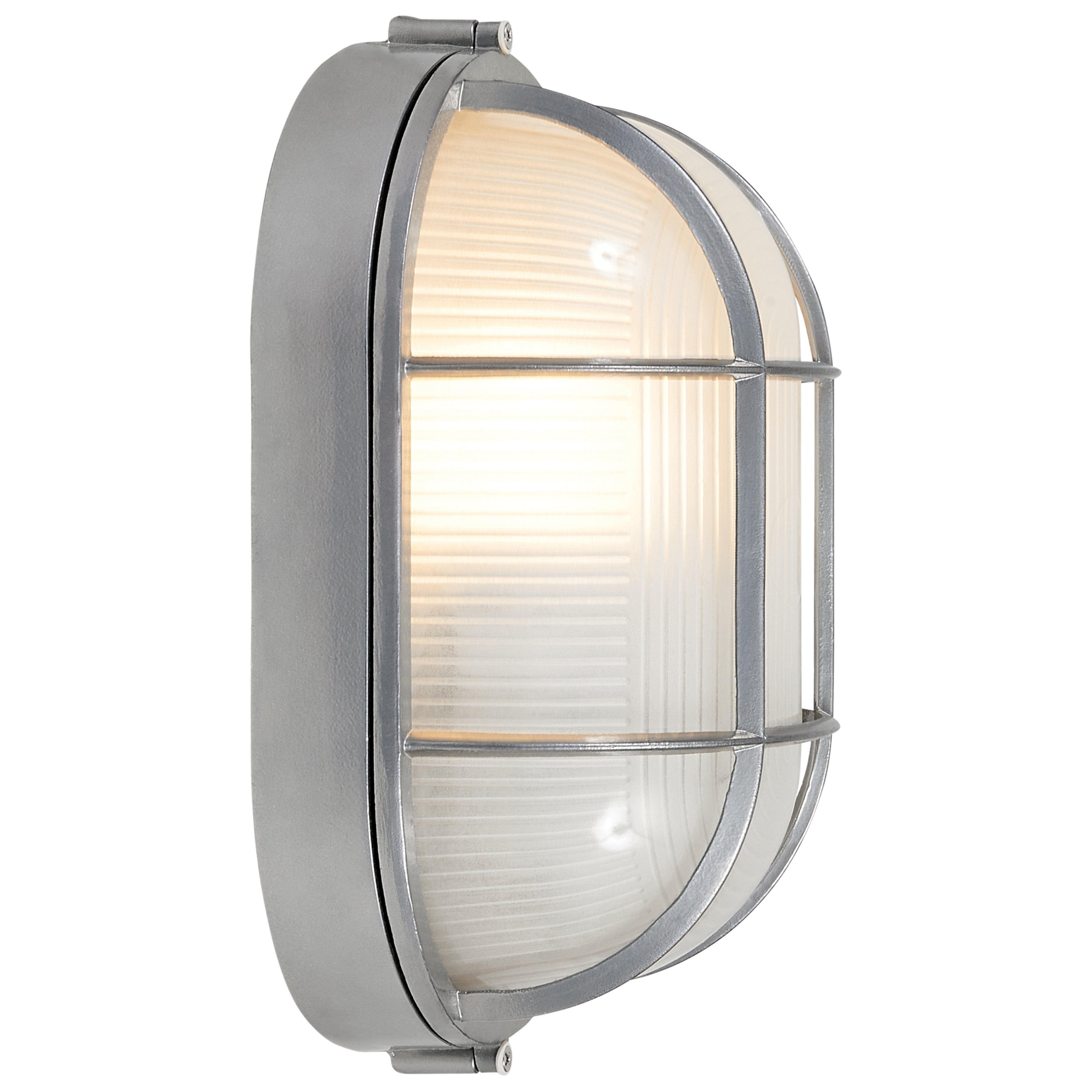 Nauticus Dual Mount 1 Light Outdoor Bulkhead, Satin / 11" / 100W
