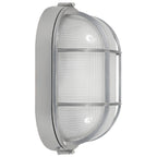 Nauticus Dual Mount 1 Light Outdoor Bulkhead, Satin / 11" / 100W