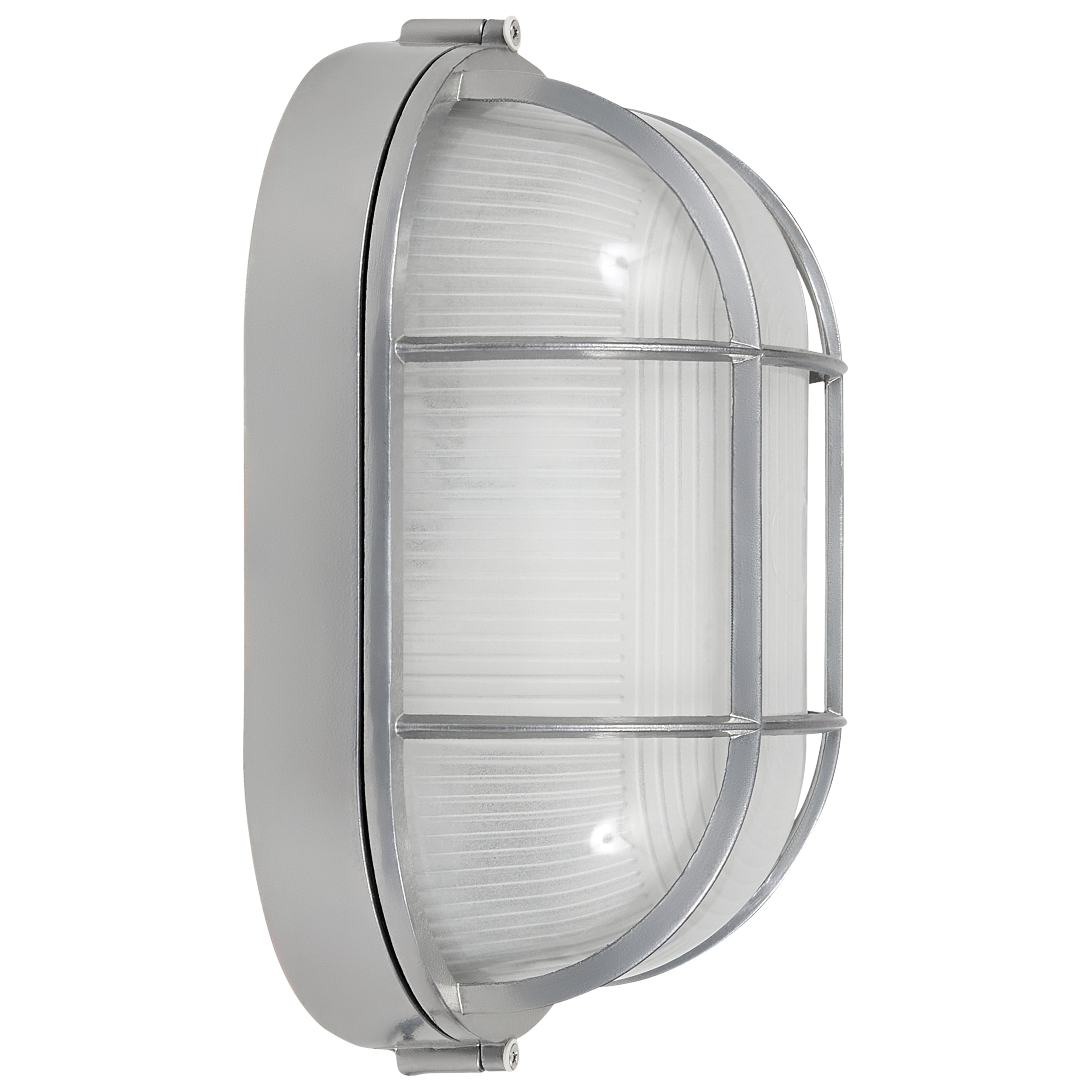 Nauticus Dual Mount 1 Light Outdoor Bulkhead, Satin / 11" / 100W