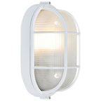 Nauticus Dual Mount 1 Light Outdoor LED Bulkhead, White / 11"
