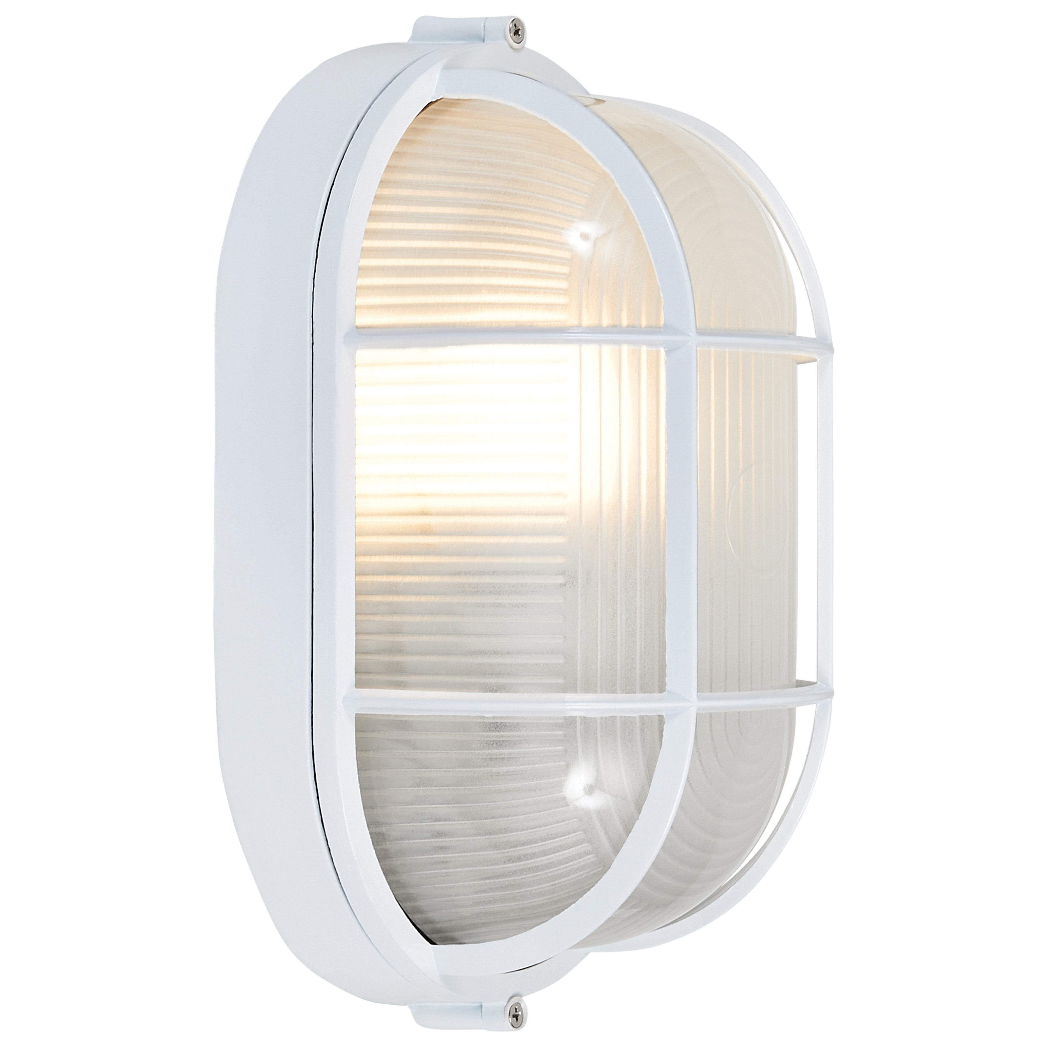 Nauticus Dual Mount 1 Light Outdoor LED Bulkhead, White / 11"