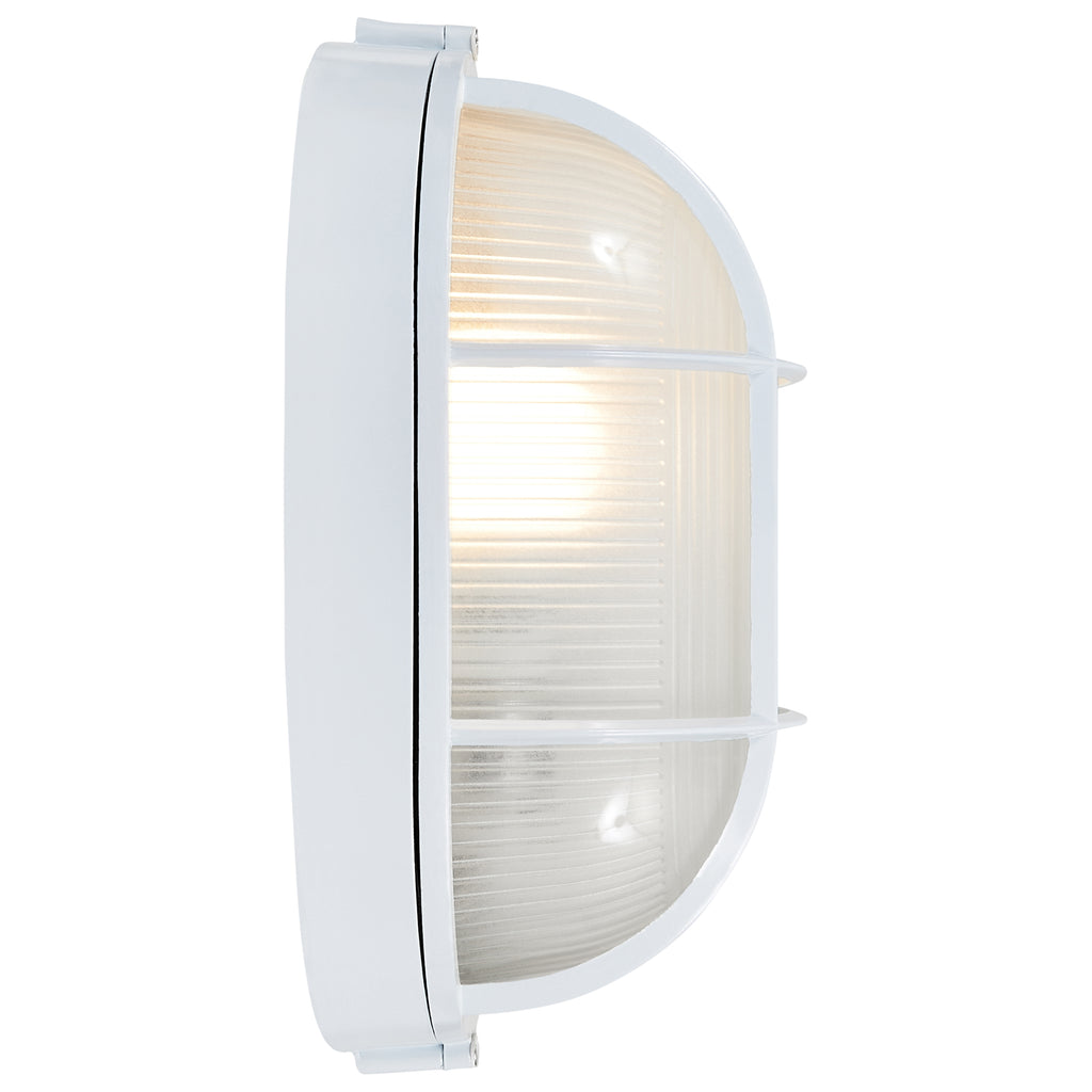 Nauticus Dual Mount 1 Light Outdoor LED Bulkhead, White / 11"