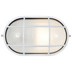 Nauticus Dual Mount 1 Light Outdoor LED Bulkhead, White / 11"