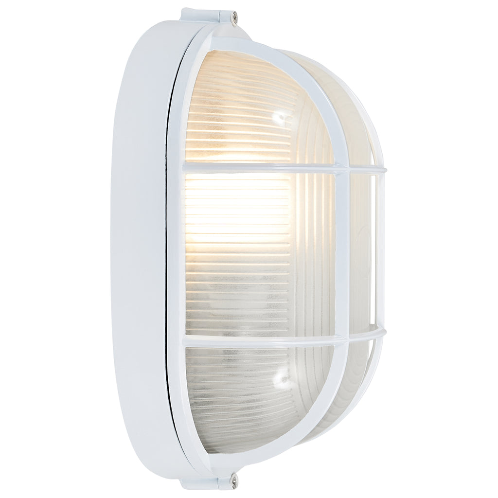 Nauticus Dual Mount 1 Light Outdoor LED Bulkhead, White / 11"