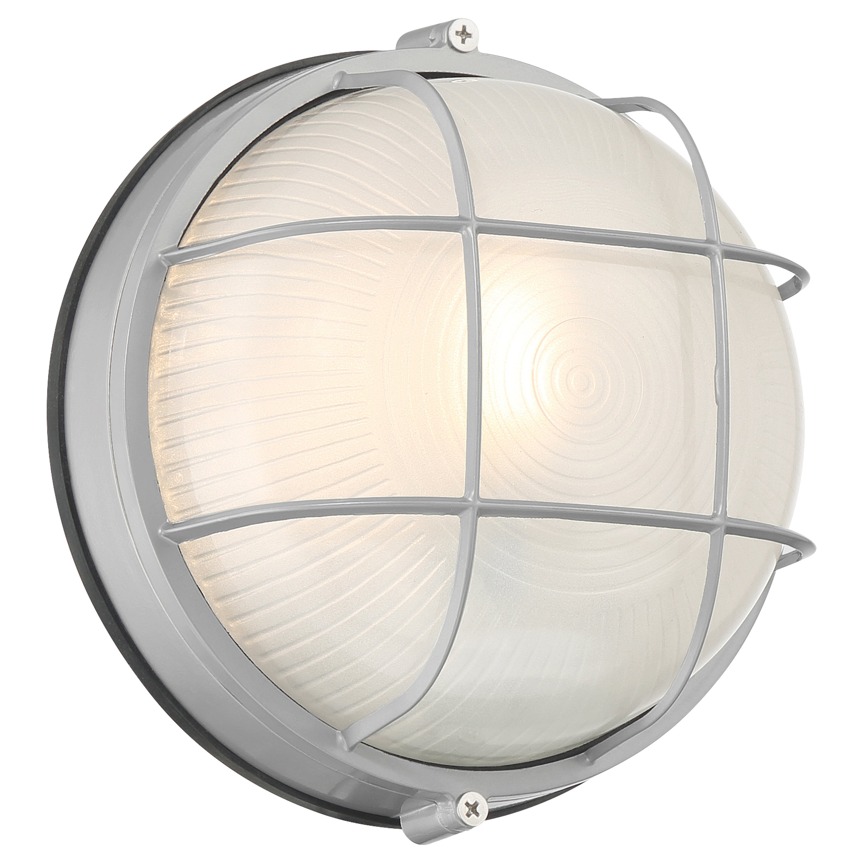 Nauticus Round Dual Mount 1 Light Outdoor LED Bulkhead, Satin (20294LEDDLP)